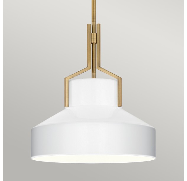 Pakabinamas šviestuvas Quoizel Brecken 2x60W E27 QZ-BRECKEN-2P-AB-OPAL