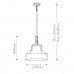 Pakabinamas šviestuvas Quoizel Brecken 2x60W E27 QZ-BRECKEN-2P-AB-OPAL