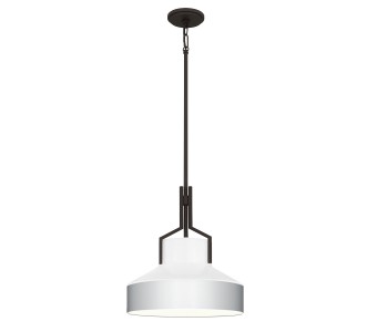 Pakabinamas šviestuvas Quoizel Brecken 2x60W E27 QZ-BRECKEN-2P-OZ-OPAL