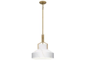 Pakabinamas šviestuvas Quoizel Brecken 2x60W E27 QZ-BRECKEN-2P-AB-ABG