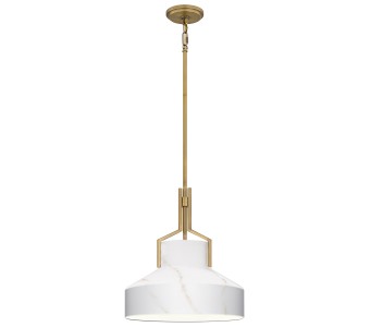 Pakabinamas šviestuvas Quoizel Brecken 2x60W E27 QZ-BRECKEN-2P-AB-ABG