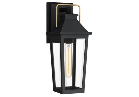Lauko sieninis šviestuvas Buckley 40W E27 IP44 QZ-BUCKLEY-M-MBK