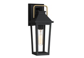 Lauko sieninis šviestuvas Buckley 40W E27 IP44 QZ-BUCKLEY-S-MBK