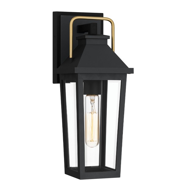 Lauko sieninis šviestuvas Buckley 40W E27 IP44 QZ-BUCKLEY-S-MBK Lauko sieninis šviestuvas Buckley 40W E27 IP44 QZ-BUCKLEY-S-MBK