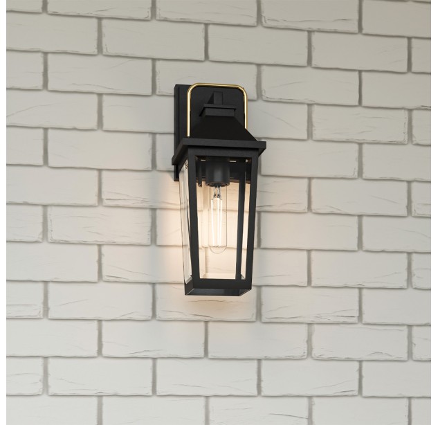 Lauko sieninis šviestuvas Buckley 40W E27 IP44 QZ-BUCKLEY-S-MBK Lauko sieninis šviestuvas Buckley 40W E27 IP44 QZ-BUCKLEY-S-MBK
