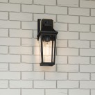 Lauko sieninis šviestuvas Buckley 40W E27 IP44 QZ-BUCKLEY-S-MBK Lauko sieninis šviestuvas Buckley 40W E27 IP44 QZ-BUCKLEY-S-MBK
