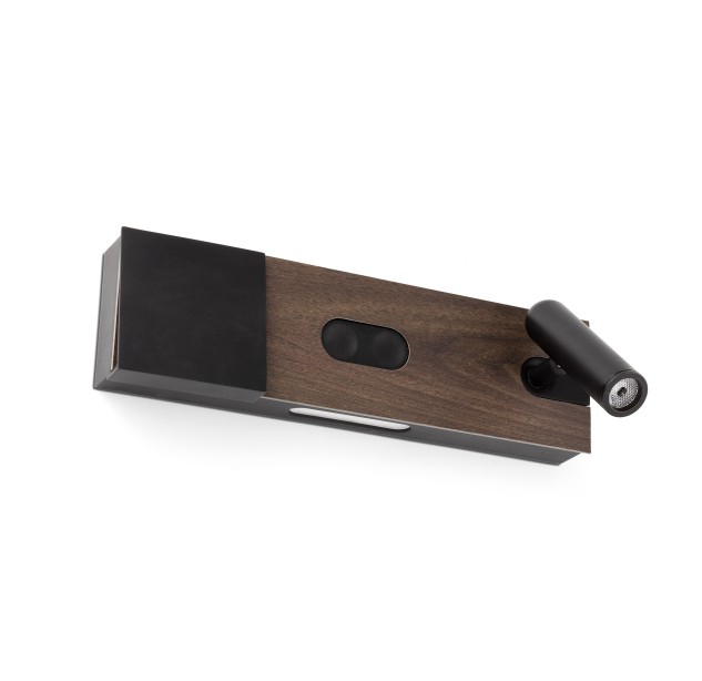 Sieninis šviestuvas MAGOS WALNUT dimeriuojamas
