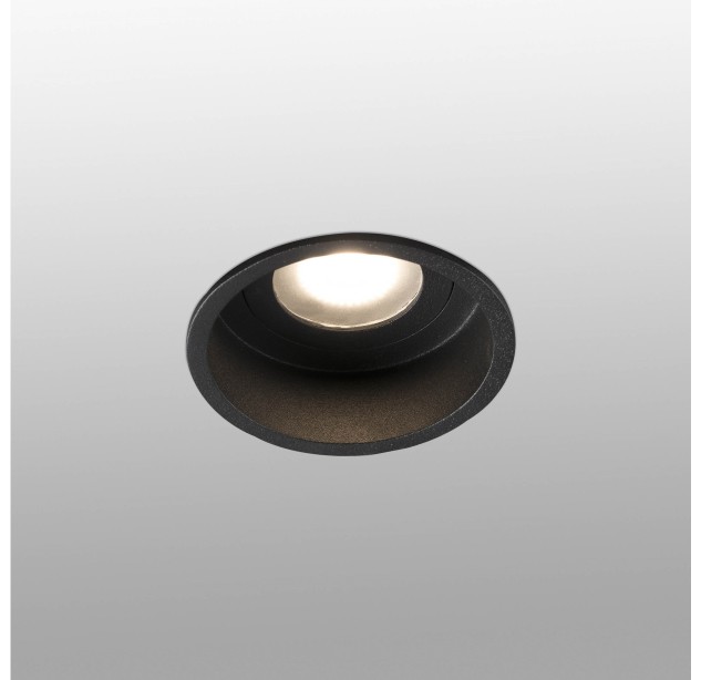 Įleidžiamas šviestuvas HYDE ROUND BLACK Įleidžiamas šviestuvas HYDE ROUND BLACK