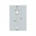 Pastatomas lauko šviestuvas RUT 2700-6500K 6.5W E26.151.AXF1R