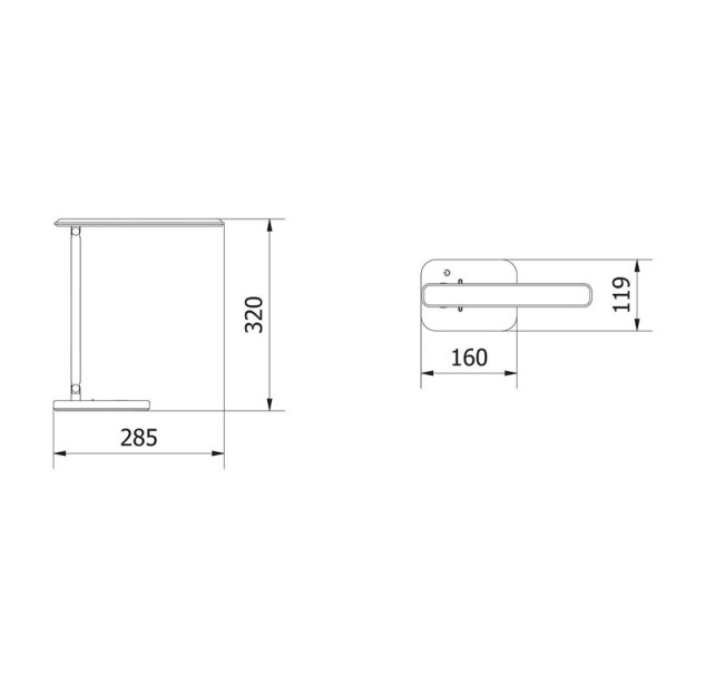 Stalinis šviestuvas HIKARI 6W LB-HIK6WCCT-00