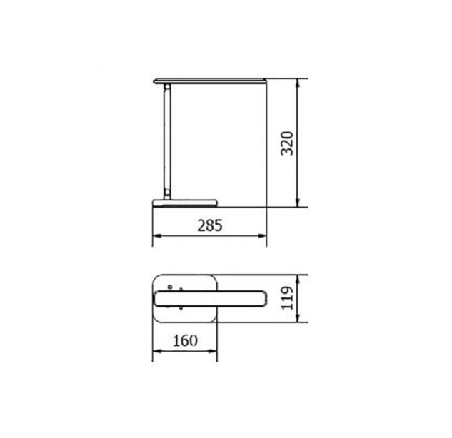 Stalinis šviestuvas HIKARI 6W LB-HIK6WCCT-10 Stalinis šviestuvas HIKARI 6W LB-HIK6WCCT-10