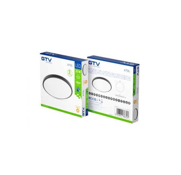 Lubinis šviestuvas ATOL 3000K 32W LD-ATOL32W-WW-10 Lubinis šviestuvas ATOL 3000K 32W LD-ATOL32W-WW-10