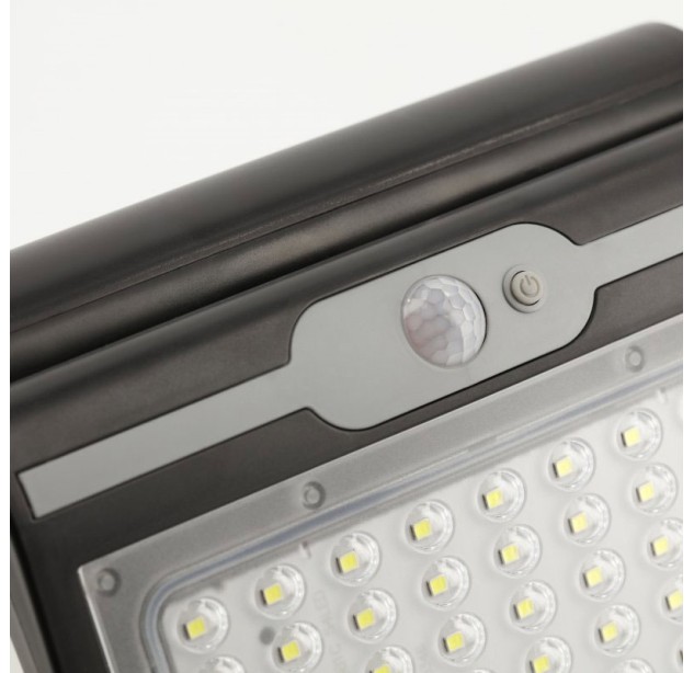  Sieninis šviestuvas su saulės baterija RAMOS IP44 50W LD-RAMOS50W-CW-10