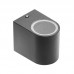 Sieninis lauko šviestuvas TIAGO 1x35W IP54 black