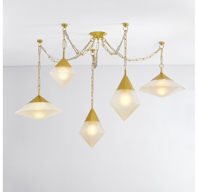 Pakabinamas šviestuvas ANGELIQUE E27 5x15W IP20 383-59-VPB-CE Pakabinamas šviestuvas ANGELIQUE E27 5x15W IP20 383-59-VPB-CE
