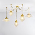 Pakabinamas šviestuvas ANGELIQUE E27 5x15W IP20 383-59-VPB-CE Pakabinamas šviestuvas ANGELIQUE E27 5x15W IP20 383-59-VPB-CE