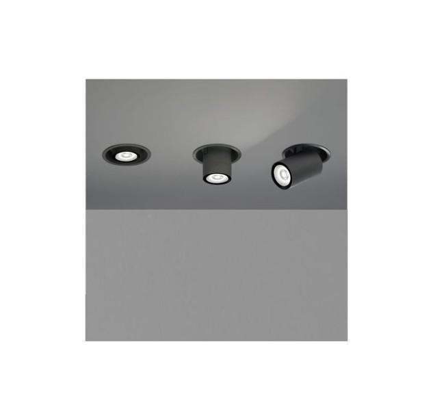 Įleidžiamas šviestuvas NOVA FI BLACK 12W 4000K