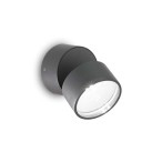 Sieninis lauko šviestuvas OMEGA AP ROUND ANTRACITE 4000K IP54
