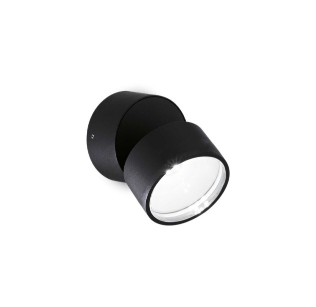 Sieninis lauko šviestuvas OMEGA AP ROUND NERO 4000K IP54 Sieninis lauko šviestuvas OMEGA AP ROUND NERO 4000K IP54