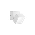 Sieninis lauko šviestuvas OMEGA AP SQUARE BIANCO 4000K IP54