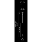 Pakabinamas šviestuvas ECLISSE TUBE SO 70 GU10 ECLSOTUB70O Pakabinamas šviestuvas ECLISSE TUBE SO 70 GU10 ECLSOTUB70O