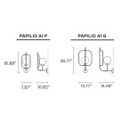 Настенный светильник PAPILIO 1x40W E14 черный A1 P V91