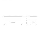 Lubinis šviestuvas SOFT LED WHITE TUBE 11W 3000K 9534 Lubinis šviestuvas SOFT LED WHITE TUBE 11W 3000K 9534