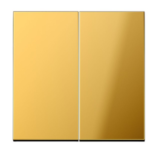Klavišas dvigubas be rėmelio GO2995 gold