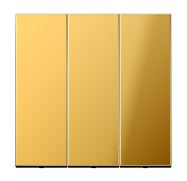 Klavišas trigubas be rėmelio GO993 gold Klavišas trigubas be rėmelio GO993 gold