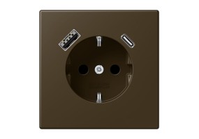 Kištukinis lizdas be rėmelio su USB ME1520-15CAAT-L ANTIQUE BRASS