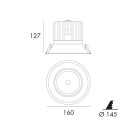 Įleidžiamas šviestuvas AMBIENCE/UGR 51033 4000K 30W 51033-2154-04 Įleidžiamas šviestuvas AMBIENCE/UGR 51033 4000K 30W 51033-2154-04