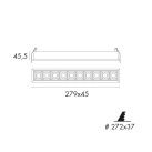 Įleidžiamas šviestuvas EAGLE R10L 3000K 20W 7ID50120-21N3-9001 Įleidžiamas šviestuvas EAGLE R10L 3000K 20W 7ID50120-21N3-9001