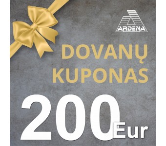 Dovanų kuponas 200 eur