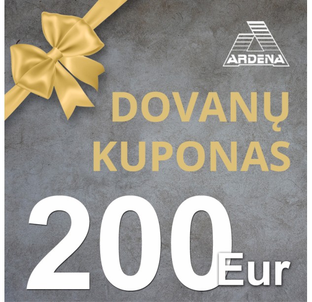 Dovanų kuponas 200 eur Dovanų kuponas 200 eur