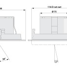 Įleidžiamas šviestuvas Casa Circle Dl pilkas 108L01981875 