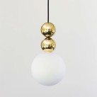 Pakabinamas šviestuvas BOLA BOLA BRASS 2 BALLS Pakabinamas šviestuvas BOLA BOLA BRASS 2 BALLS