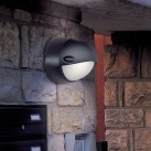 Sieninis lauko šviestuvas AIRY TOP OVALE 300 Black IP54 Sieninis lauko šviestuvas AIRY TOP OVALE 300 Black IP54