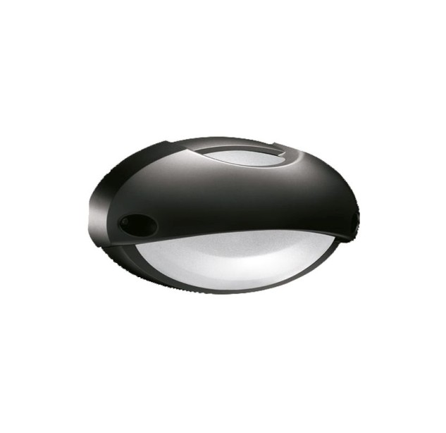 Sieninis lauko šviestuvas AIRY TOP OVALE 300 Black IP54 Sieninis lauko šviestuvas AIRY TOP OVALE 300 Black IP54