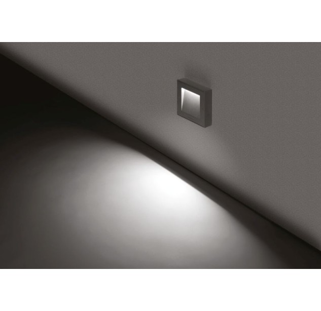 Sieninis lauko šviestuvas KOI 110 Grey anthracite 6W IP66 Sieninis lauko šviestuvas KOI 110 Grey anthracite 6W IP66