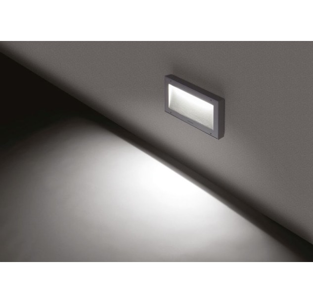 Sieninis lauko šviestuvas KOI 220 Grey anthracite 9W IP66 Sieninis lauko šviestuvas KOI 220 Grey anthracite 9W IP66