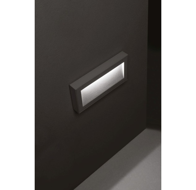 Sieninis lauko šviestuvas KOI 220 Grey anthracite 9W IP66 Sieninis lauko šviestuvas KOI 220 Grey anthracite 9W IP66