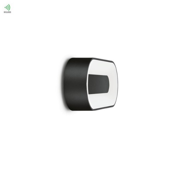 Sieninis/lubinis lauko šviestuvas ROSS 280 Sensor Black13W IP66 Sieninis/lubinis lauko šviestuvas ROSS 280 Sensor Black13W IP66