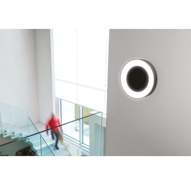 Sieninis/lubinis lauko šviestuvas ROSS 330 Sensor Black 25W IP66 Sieninis/lubinis lauko šviestuvas ROSS 330 Sensor Black 25W IP66