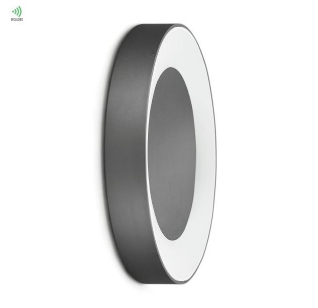 Sieninis/lubinis lauko šviestuvas ROSS 330 Sensor Anthracite 25W IP66
