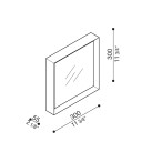 Sieninis/lubinis šviestuvas FLO Q 300 White 30W IP20 Sieninis/lubinis šviestuvas FLO Q 300 White 30W IP20