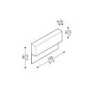 Sieninis lauko šviestuvas TAPE 140 Dark Grey 4W IP66 Sieninis lauko šviestuvas TAPE 140 Dark Grey 4W IP66