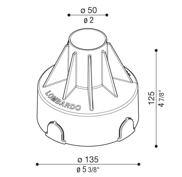 Įleidžiama montavimo dėžutė CNC/INC 50