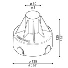 Įleidžiama montavimo dėžutė CNC/INC 50