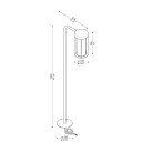 Pastatomas lauko šviestuvas LULA UP STELO H1200 3000K 12W LL15310K3 dimeriuojamas Pastatomas lauko šviestuvas LULA UP STELO H1200 3000K 12W LL15310K3 dimeriuojamas