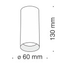 Lubinis šviestuvas FOCUS C010CL-01W